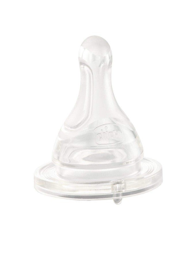 Chicco Teat Perfect 5 with Anti-Colic Effect, Nipple For Wide Neck Feeding Bottles, Food Flow, For Babies 6m+ (Pack of 2) - Image 3