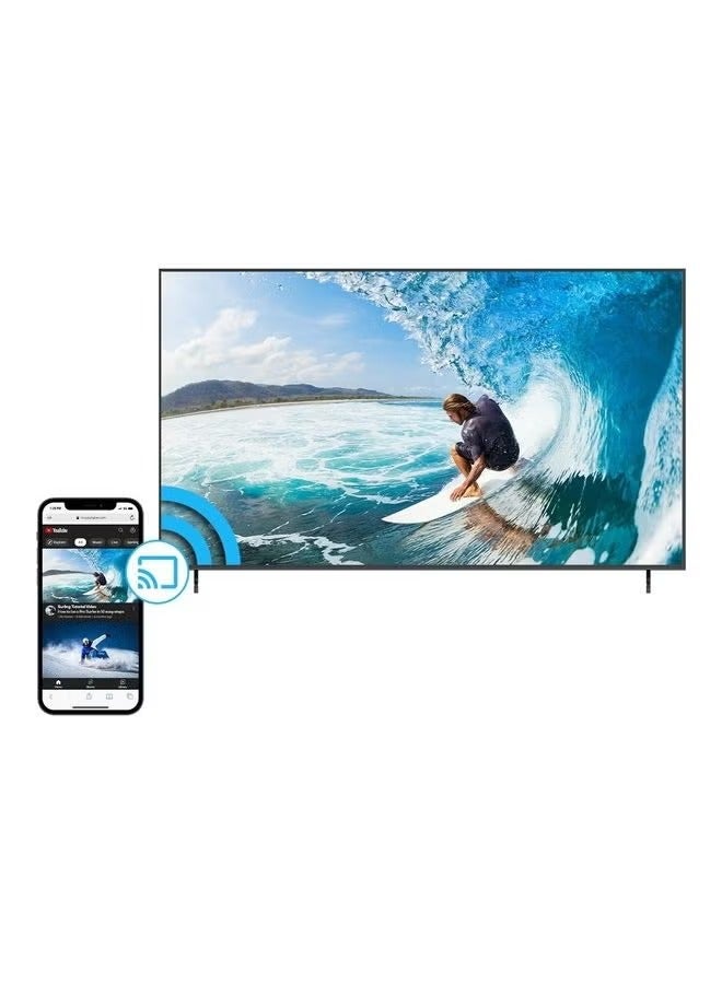 70-Inch Ultra HD 4K Smart Android with Built-in Receiver DTD70 Black - Image 2