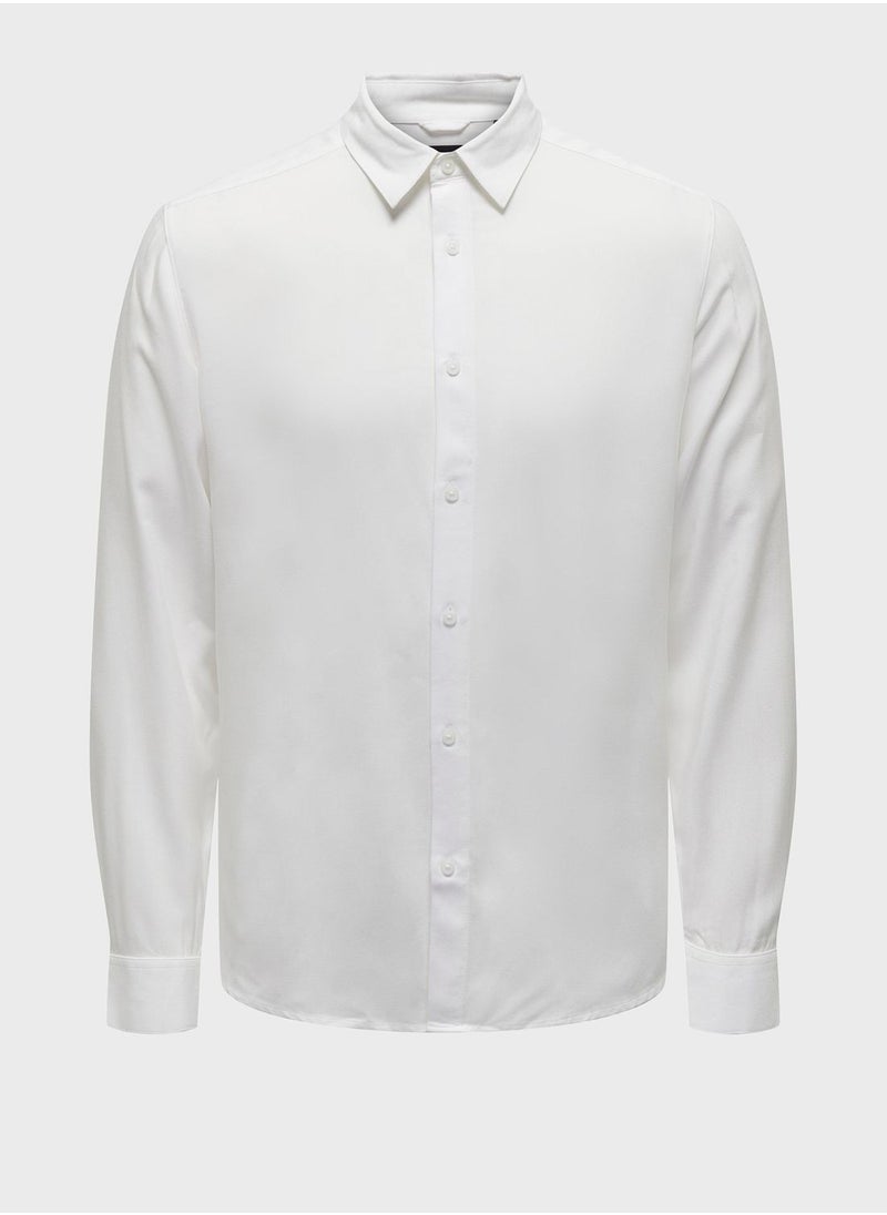 Only & Sons - Essential Slim Fit Shirt - Image 1