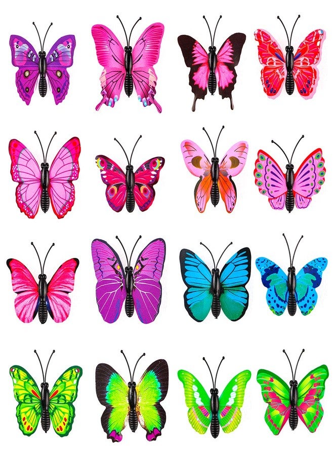 Yalis Decorative Thumb Tacks 12 Pcs Colorful Cute Pushpins for Feature Wall, Whiteboard, Corkboard, Photo Wall (Butterfly) - Image 2