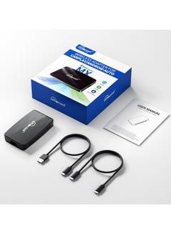 OTTOCAST MX Wireless CarPlay & Android Auto Adapter With AirPlay - 2024's Newest Masterpiece, Plug & Play, OTA-Upgrade, Quick Change Mode
