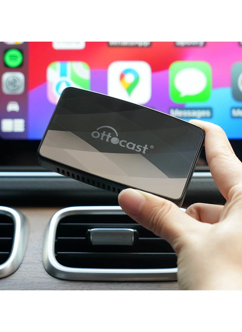 Ottocast - OTTOCAST MX Wireless CarPlay & Android Auto Adapter With AirPlay - 2024's Newest Masterpiece, Plug & Play, OTA-Upgrade, Quick Change Mode - Image 1