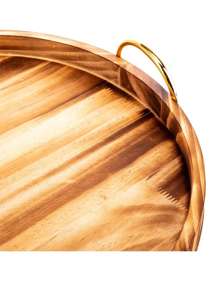 AKDC Wooden Tray Round - Image 3