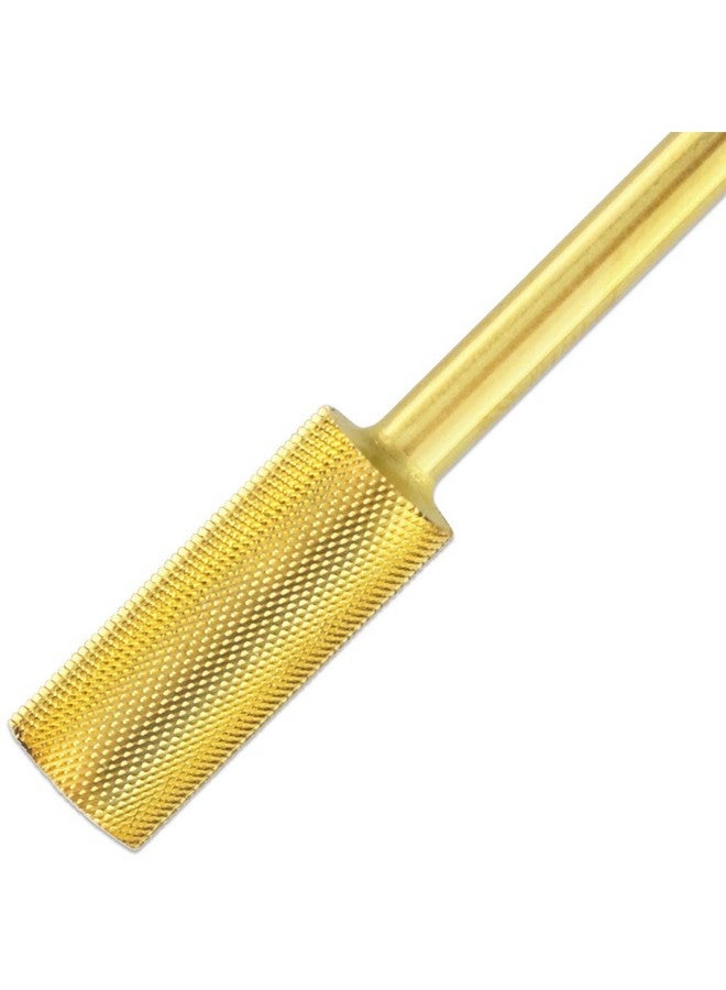 Pana Flat Top Small Barrel 3/32 Shank Size (Gold 2X Fine Grit) Fast Remove Acrylic Or Hard Gel Nail Drill Bit For Manicure Pedicure Salon Professional Or Beginner - Image 5