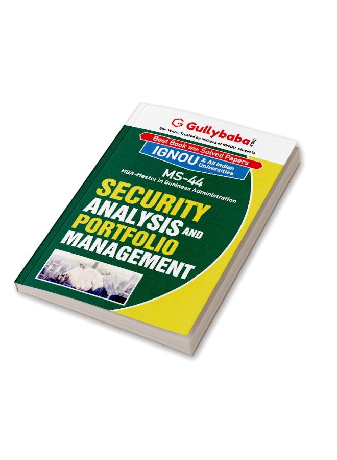 MS-44 Security Analysis And Portfolio Management - Image 3