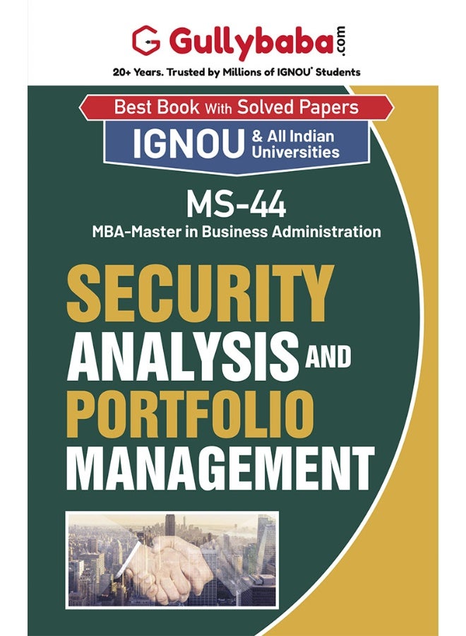 MS-44 Security Analysis And Portfolio Management - Image 1
