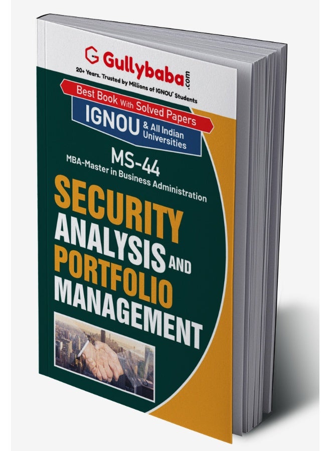 MS-44 Security Analysis And Portfolio Management - Image 2