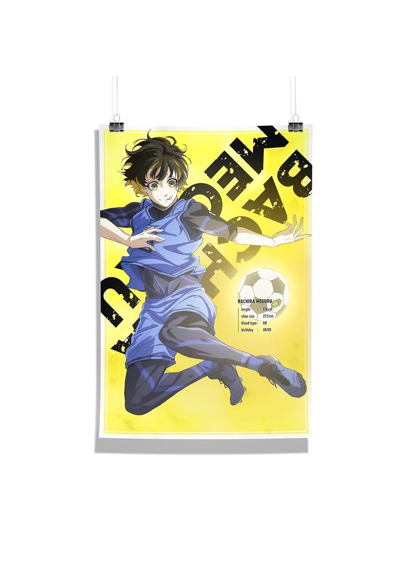 Epic Stuff Epic Stuff Blue Lock Bachira Design A3 Size Poster Without Frame Best Gift For Blue Lock FansBest Artefact To Your Home DecorFor Anime Fandom 