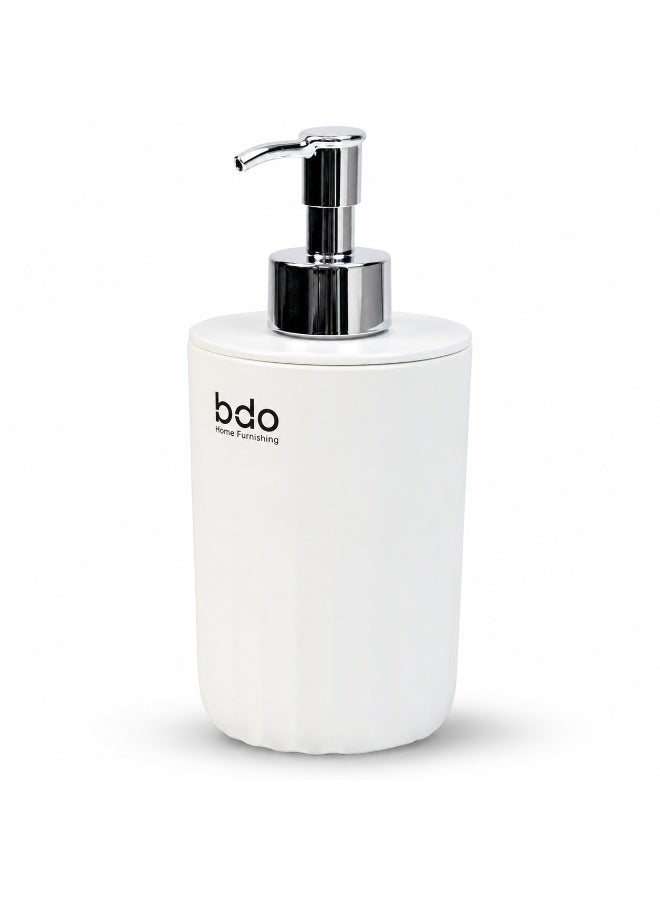 bdo Sea Wave Soap Dispenser, Hand Sanitizer Travel Bottle, Hand and Liquid Soap Pump, Lotion Dispenser, Compact Bathroom or Kitchen Container, Holder for Traveling, Camping, Vacation - Image 1