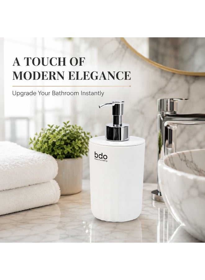 bdo Sea Wave Soap Dispenser, Hand Sanitizer Travel Bottle, Hand and Liquid Soap Pump, Lotion Dispenser, Compact Bathroom or Kitchen Container, Holder for Traveling, Camping, Vacation - Image 2