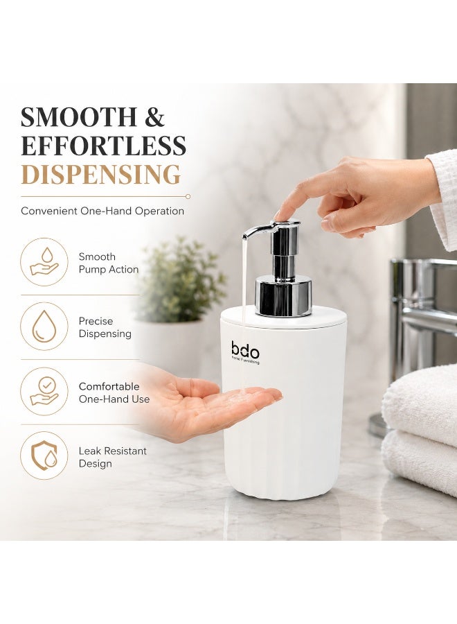 bdo Sea Wave Soap Dispenser, Hand Sanitizer Travel Bottle, Hand and Liquid Soap Pump, Lotion Dispenser, Compact Bathroom or Kitchen Container, Holder for Traveling, Camping, Vacation - Image 3