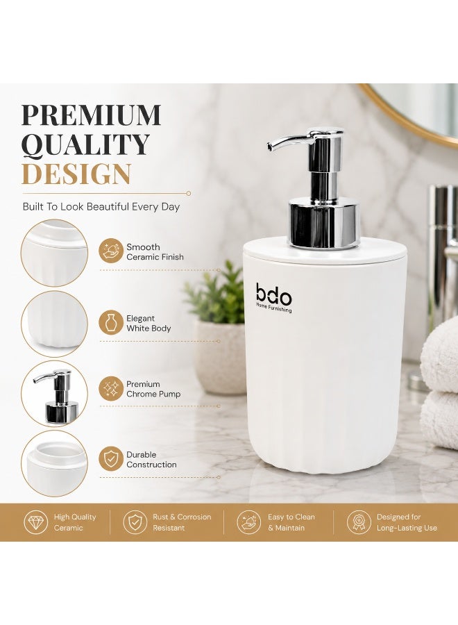 bdo Sea Wave Soap Dispenser, Hand Sanitizer Travel Bottle, Hand and Liquid Soap Pump, Lotion Dispenser, Compact Bathroom or Kitchen Container, Holder for Traveling, Camping, Vacation - Image 4