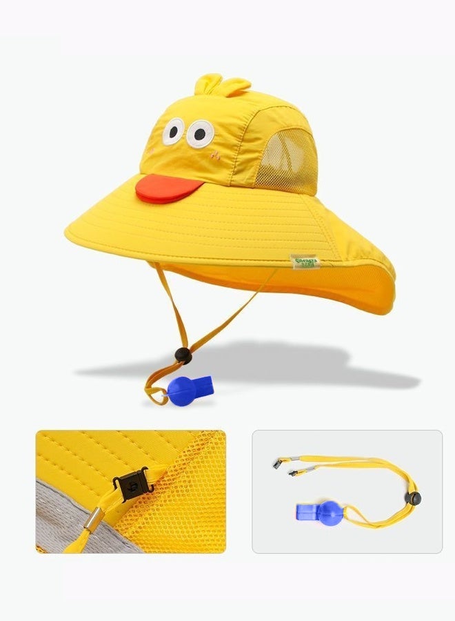 آيسيورا قبعات واقية من الشمس للأطفال قبعات واقية من الشمس للأطفال قبعات واقية من الأشعة فوق البنفسجية قبعات دلو للأطفال قبعة شمس صيفية خفيفة نمط كرتوني للجنسين - Image 5