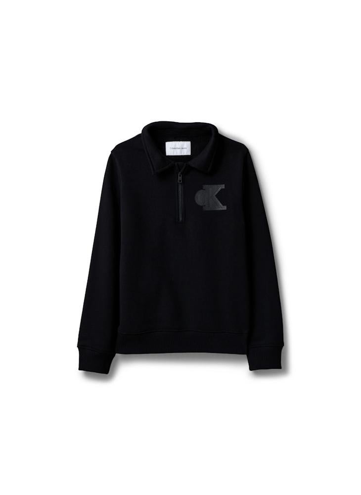Calvin Klein Jeans Mesh Logo Quarter-Zip Sweatshirt - Image 5