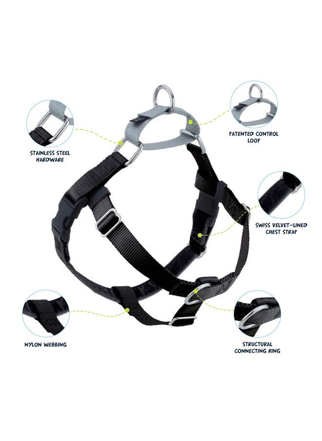 2 HOUNDS DESIGN 2 Hounds Design Freedom No Pull Dog Harness with Leash, Adjustable Gentle Comfortable Control for Easy Dog Walking, for Small Medium and Large Dogs, Made in USA  - Image 2