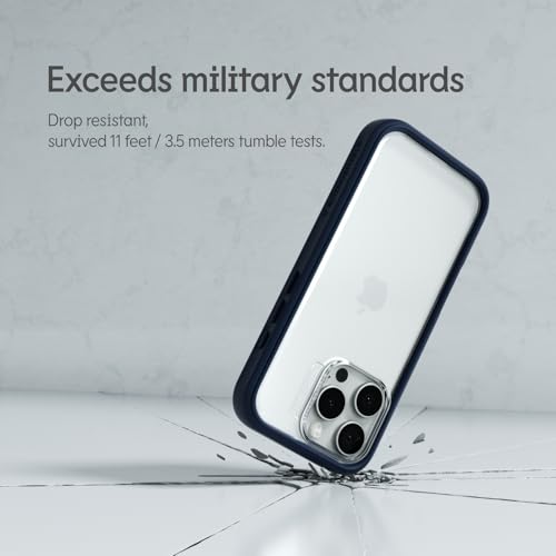 RhinoShield Modular Case Compatible with [iPhone 16 Pro Max] | Mod NX - Customizable Shock Absorbent Heavy Duty Protective Cover 3.5M / 11ft Drop Protection - Graphite - Image 2