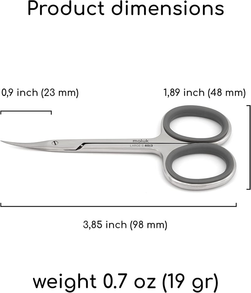 Maluk Professional Cuticle Scissors Large S | Silicon - Image 3