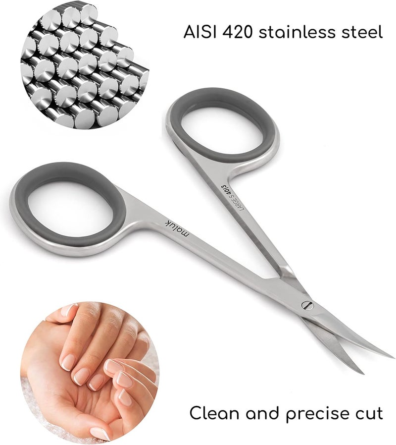 Maluk Professional Cuticle Scissors Large S | Silicon - Image 4