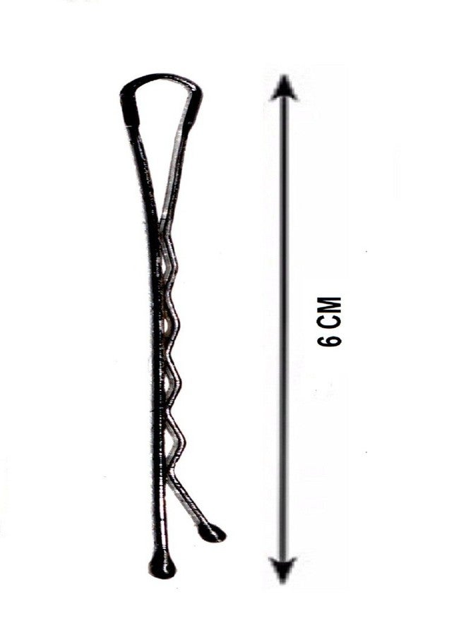 فوكس مجموعة دبابيس شعر FOK مكونة من 60 قطعة، منها 30 دبوس شعر بوب منحني (7 سم)، و30 دبوس شعر بوب منحني (5 سم) للفتيات والسيدات - أسود - Image 3