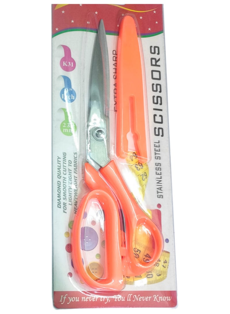 Stainless Steel Scissors 23 cm for smooth cutting - Image 2