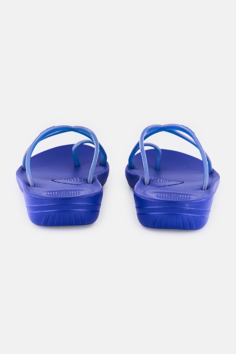 FitFlop Women Iqushion Wave Slip On Slipper, Indigo - Image 2