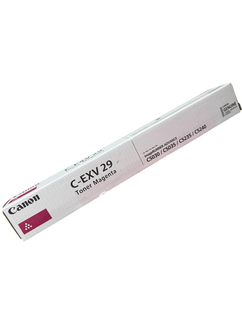 Canon Toner C-EXV 29 26,000 Pages yield / C5030/C5035/C5235/C5240 | Magenta - Image 1