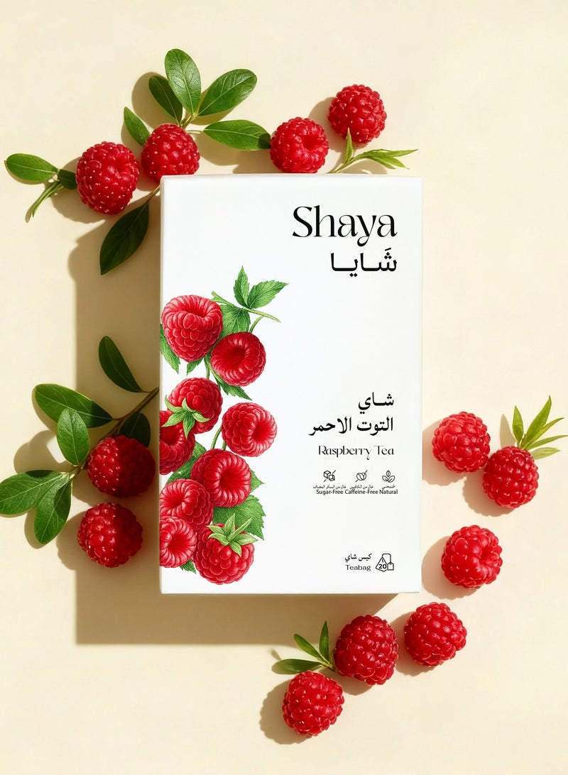 شايا شاي التوت الأحمر  100%، 20 كيس - Image 1