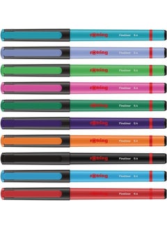 Rotring Fineliner Fine Felt Tip Pen 10 pcs  - Image 2