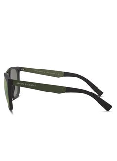 Armani Exchange Armani Exchange Green Wayfarer Unisex Sunglasses 0AX4090SF 80296R55 Size 55  - Image 3