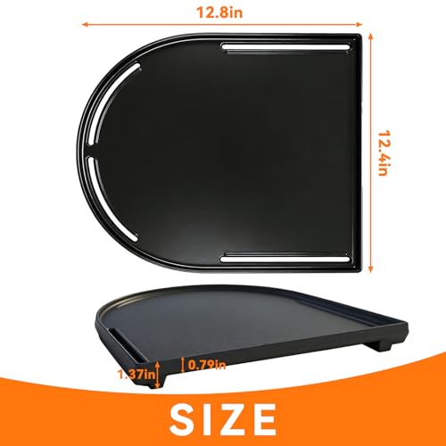 FORYEYC 13" Cast Iron Griddle for Coleman Roadtrip Grill 285 225 Table Top Accessories Replacement Parts - Nonstick Reversible Griddle for Stove Top/Gas Grill/Oven & Outdoor BBQ for Swaptop Cooktop LX LXE LXX - Image 5