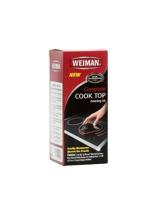 Weiman 3-Piece Complete Cook Top High-Performance Cleaning Kit Multicolor 98A  - Image 1