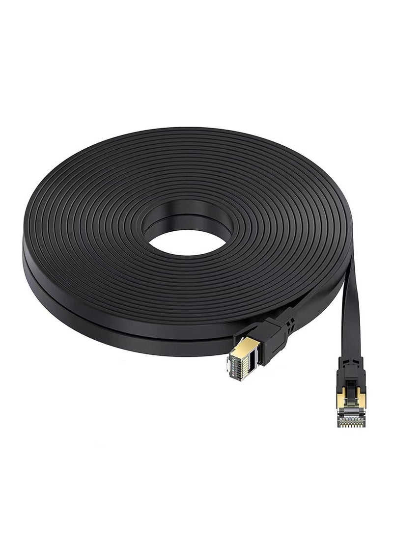 Laseta Cat8 5Meters Ethernet Cable High Speed ,Black  - Image 1