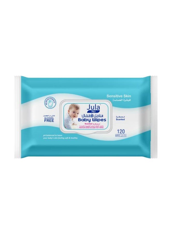 مناديل جولا للأطفال، 120 منديل