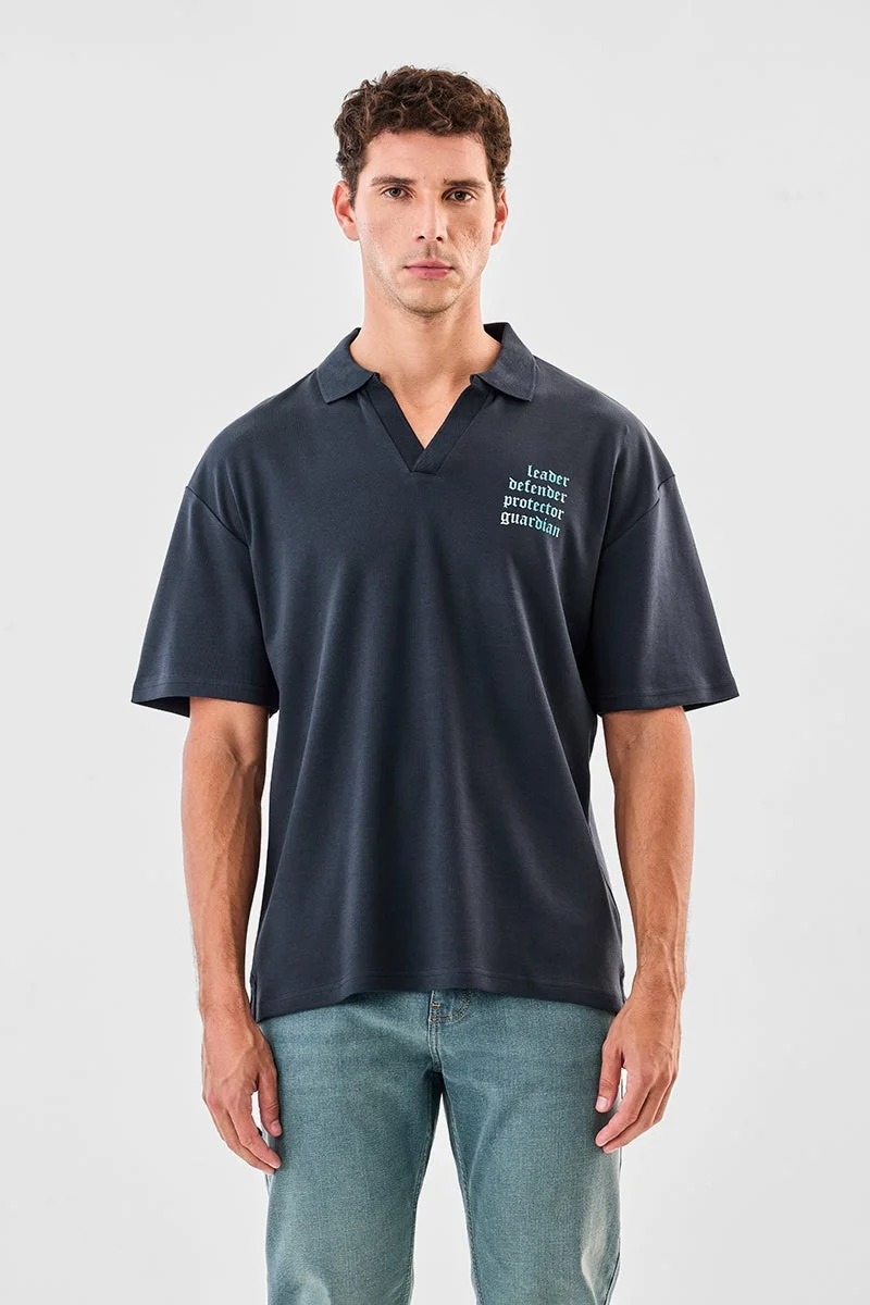 سنيتش تيشيرت بولو قطن % فضفاض ديفندرز