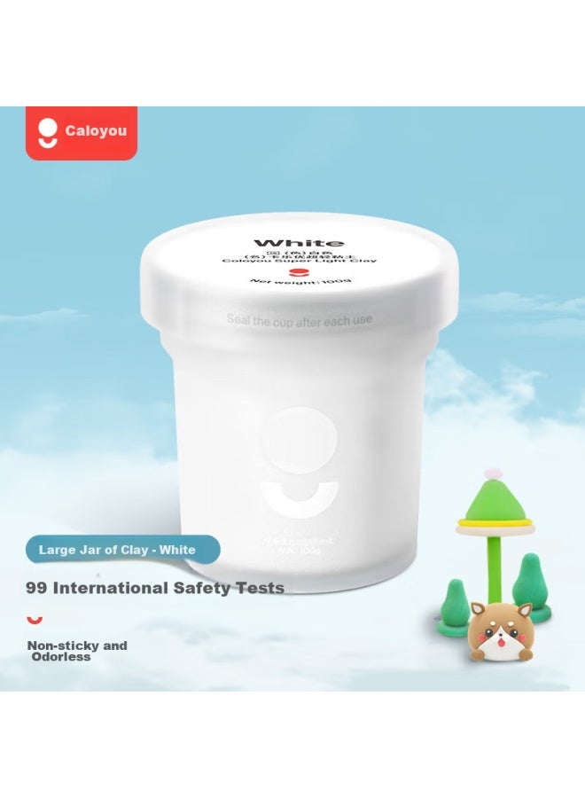 Coloyou Back-to Essential Gift, Ultra-light Clay, White Large Container Refill, Colored Clay Toy, Safe Clay, Play Dough, Children's - Image 1