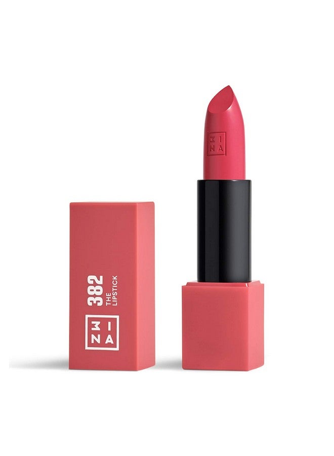 3INA The Lipstick 382 Outstanding Shade Selection Matte And Shiny Finishes Highly Pigmented And Comfortable Vegan And Cruelty Free Formula Moisturizes The Lips Classic Pink 0.16 Oz - Image 1