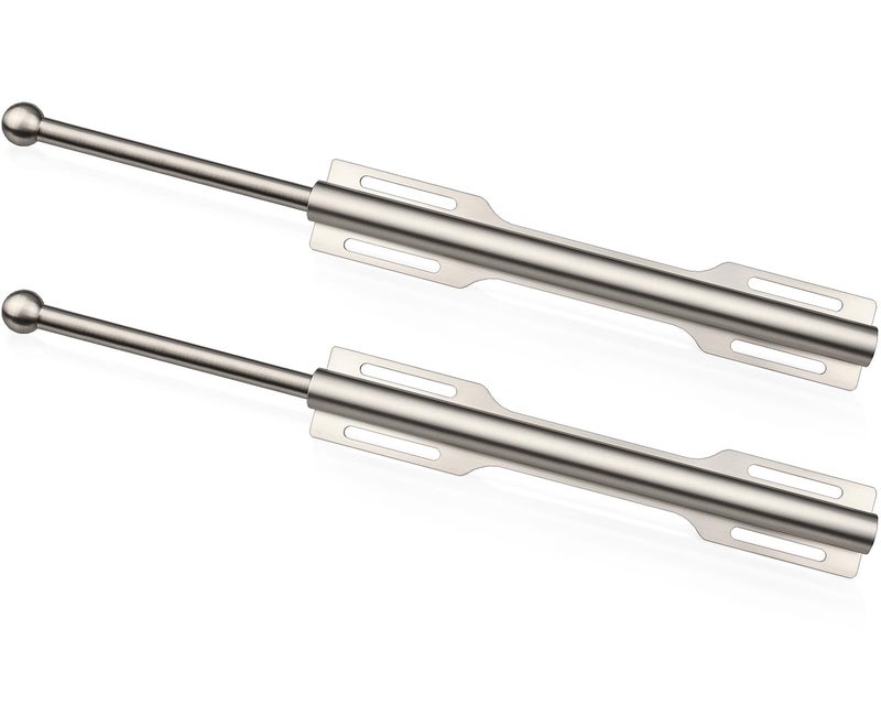 FIRJOY 12 Valet Rod for Closet Pull Out 2 Pack Brushed Nickel - Image 2