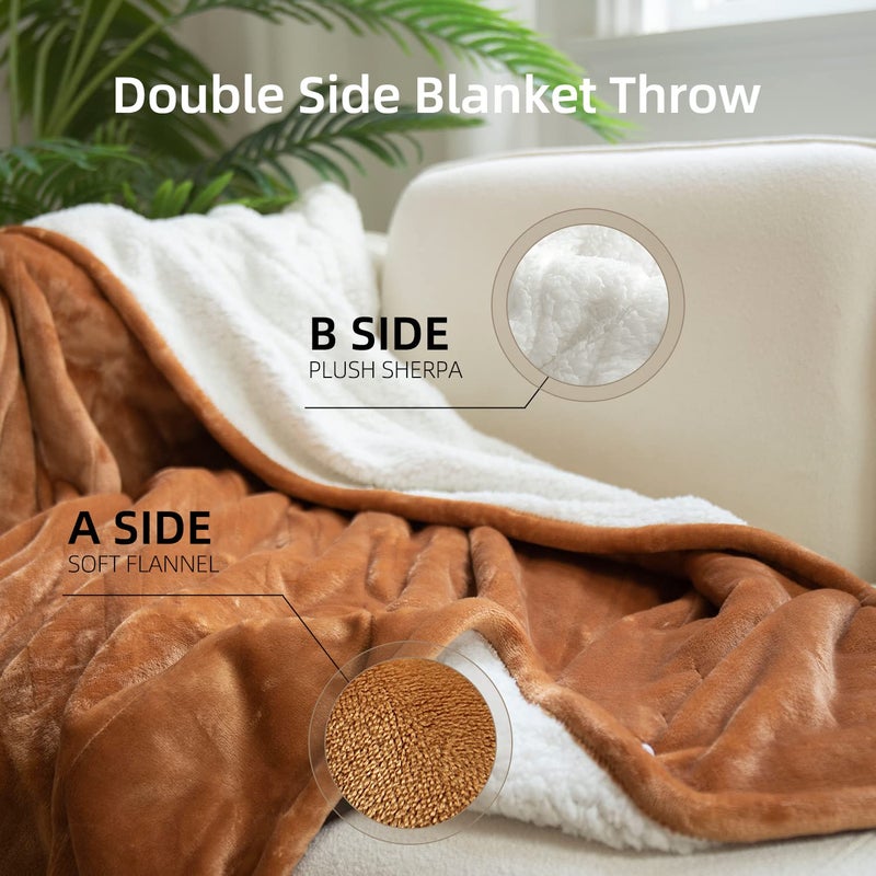 GOTCOZY Heated Blanket Electric Throw 50''X60''- Soft Silky Plush Electric Blanket with 4 Heating Level & 3 Hour Auto Off Heating Blanket, ETL Certified Machine Washable (Biscuit) - Image 5