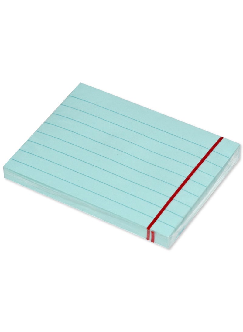 FIS Sticky Note Pad, 3X4 inches, Pack of 12, Ruled Pastel Blue -FSPO3X4RPBL - Image 3