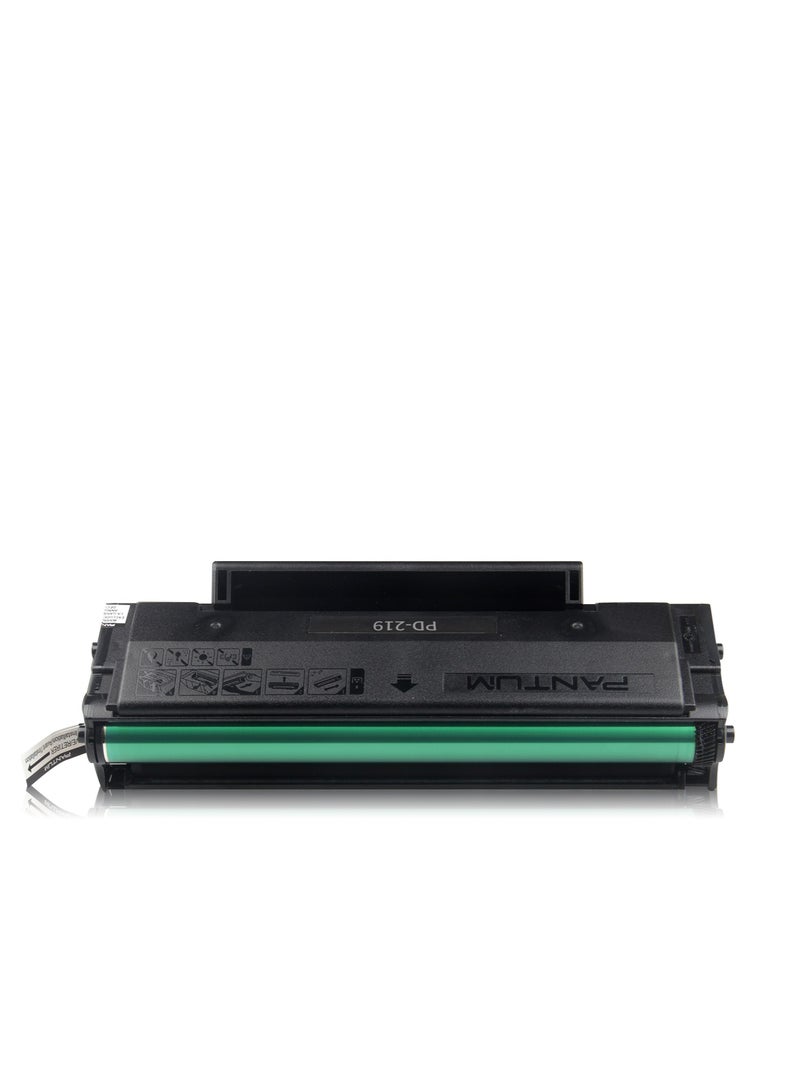 بانتوم خرطوشة حبر أسود أصلية Pantum PD219 PD-219 متوافقة مع P2519 P2519W M6559 M6559N M6559NW، سعة تصل إلى 1600 صفحة - Image 2