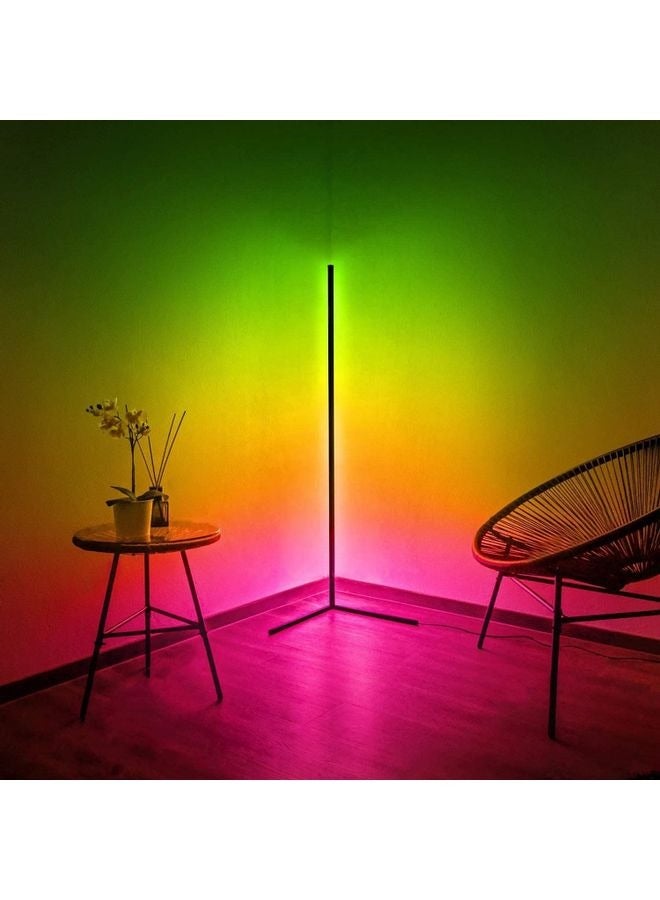 XiuWoo Remote Control RGB LED Corner Floor Lamp - Image 1