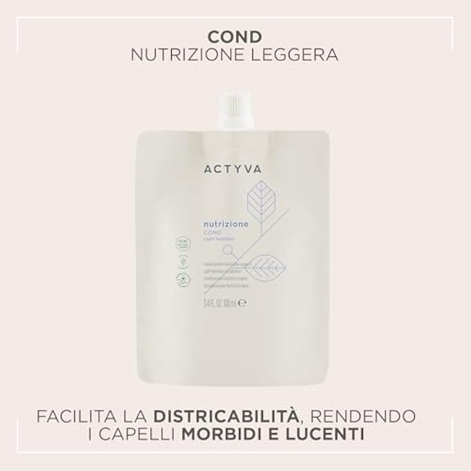 Kemon ACTYVA NUTRIZIONE COND CONDITIONER FOR LENGTHS AND DRY HAIR WITH OAT AND OLIVE OIL DETANGLING EFFECT - TRAVEL SIZE 100 ML - Image 3