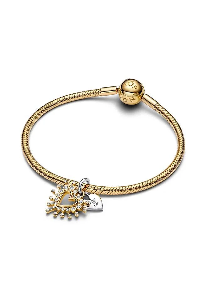 Pandora  Radiant Heart Double Dangle Charm for Women | Best Price UAE