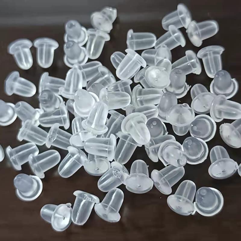 Cooplay 200 Pairs (400PCS) 3mm Invisible Plastic Earrings Blank Pins Stud Tiny Head Findings DIY Supplies Back Post Earnuts Pad Nickel Free - Image 5
