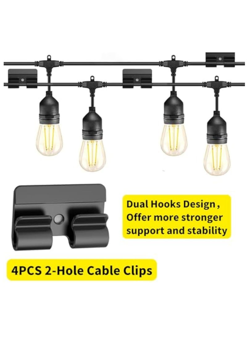 Arabest Cable Management Organizer Kit,  Cable Organizer for Home and Office. Useful for Power Cord, USB Cable, TV Cable, PC, Desktop Cable clips bundle - Image 3