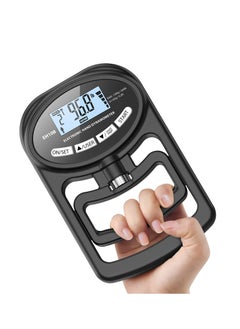 Generic Digital Hand Dynamometer Grip Strength Trainer Electronic Hand Grip Strength Tester Grip Strengthener Hand Exerciser Meter Hand Grip Training Gauge 265 Lbs / 120 Kgs for Sport Home School Use  - Image 1
