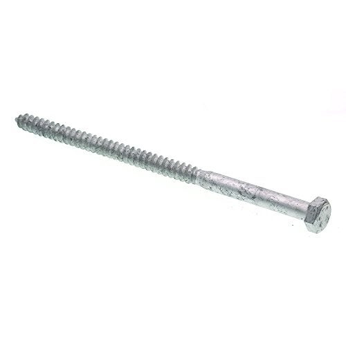 Prime-Line 9056009 Hex Lag Screws, 5/16 In. X 6 In., A307 Grade A Hot Dip Galvanized Steel (15 Pack) - Image 1