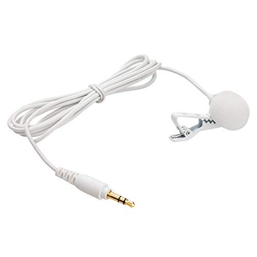Saramonic SR-M1W White 3.5mm TRS Lavalier Microphone for Wireless Systems Compatible with DJI Mic, Rode, Hollyland, Sennheiser Transmitters & More - Image 1