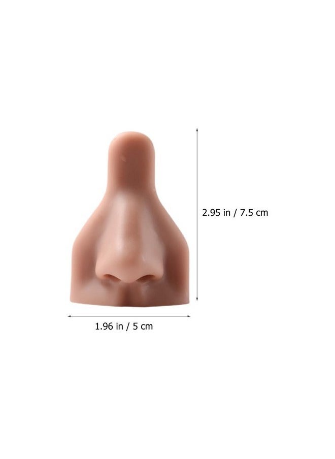 minkissy - Silicone Prosthetic Nose Soft Silicone Fake Nose Jewelry Display Nose Silicone Nose Human Model Silicone Body Parts Ear Jewelry Nose Body Part Accessories Perforation 3D - Image 1