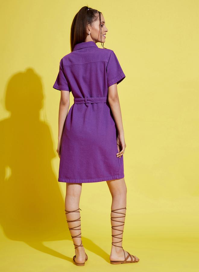 نو- ڤو فستان بحزام عملي - Image 2